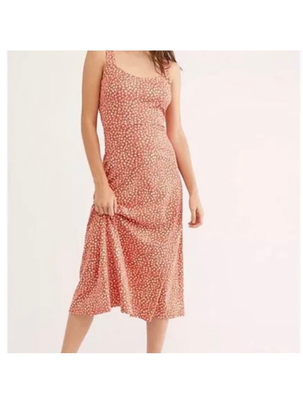 Free People Terracotta Midi Dress